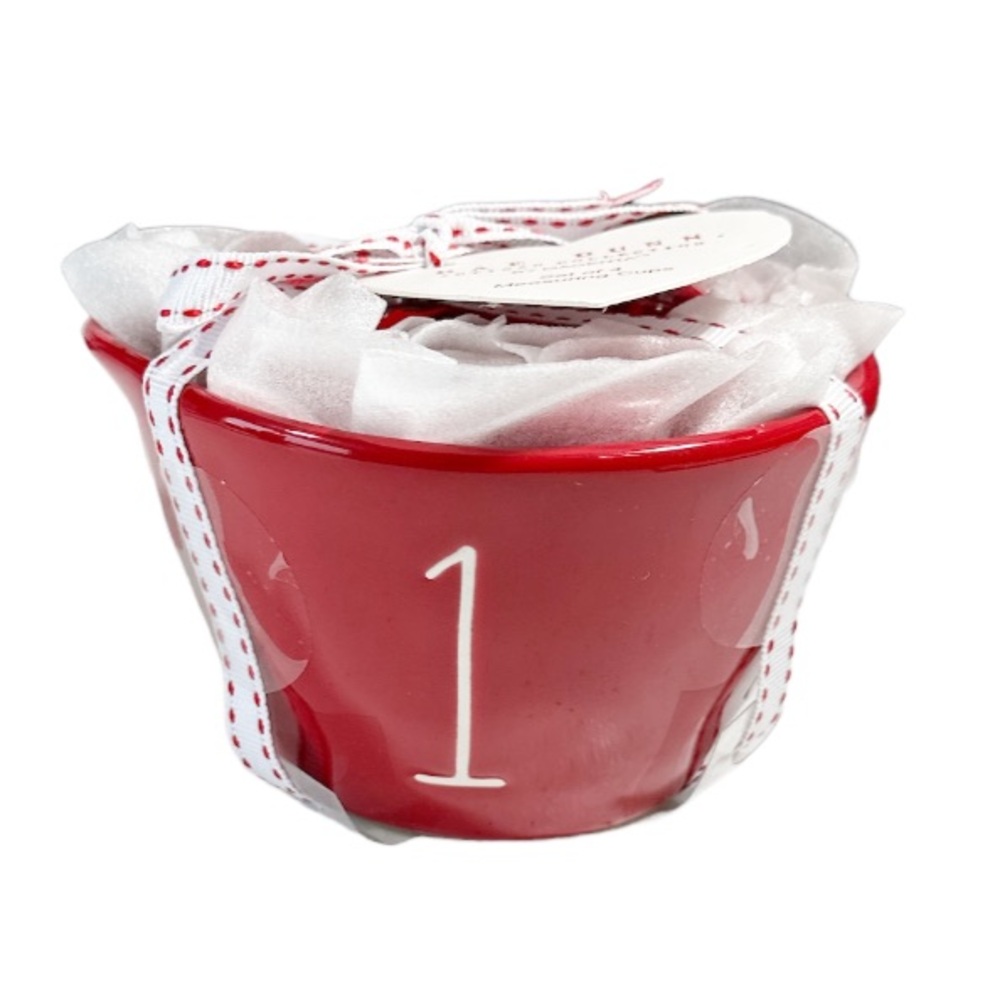 NEW Rae Dunn RED HEART Measuring Cups Set/4 ♥️♥️♥️ - Picture 2 of 5